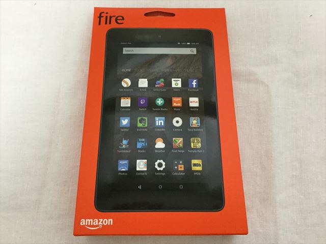 Amazon「Fire Tablet 8GB」開封