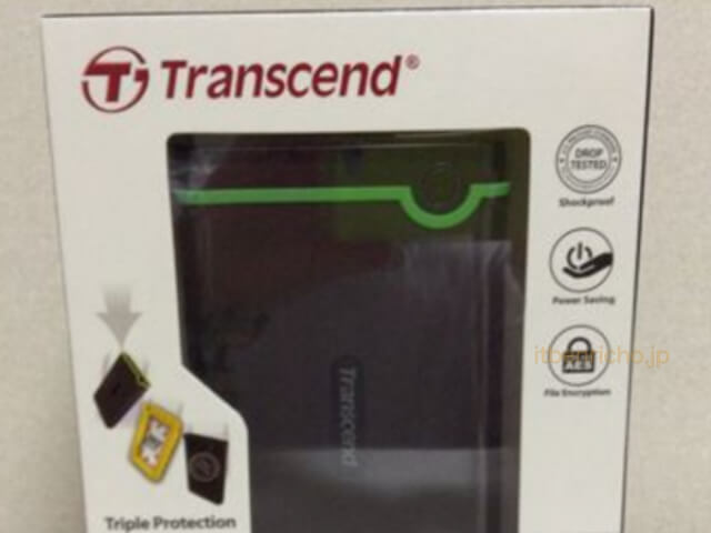 トランセンドのポータブルHDD「TS2TSJ25M3S」