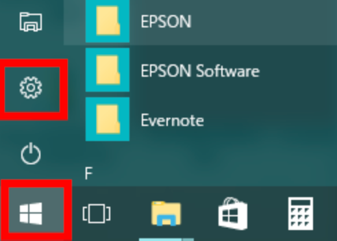 Window11「スタート」から「設定」